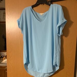 Zenana Outfitters Sky Blue Blouse